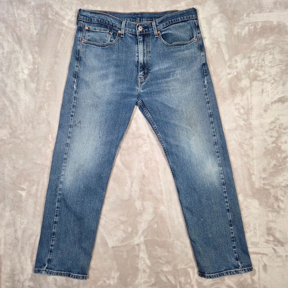 Levi’s 505 Regular Fit Stretch Jeans Men’s 34x30 Denim Modern Normalcore